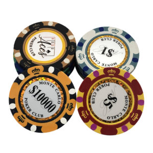 Custom poker chips clay